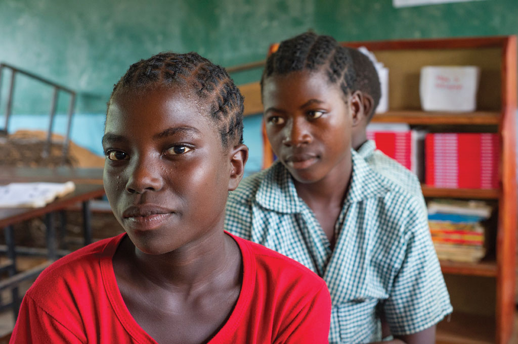 February 20, 2015 - Chipata, Zambia - Students in class at the Kasukanthanga School, one of the more than 1,100 taking part in the Read to Succeed project.